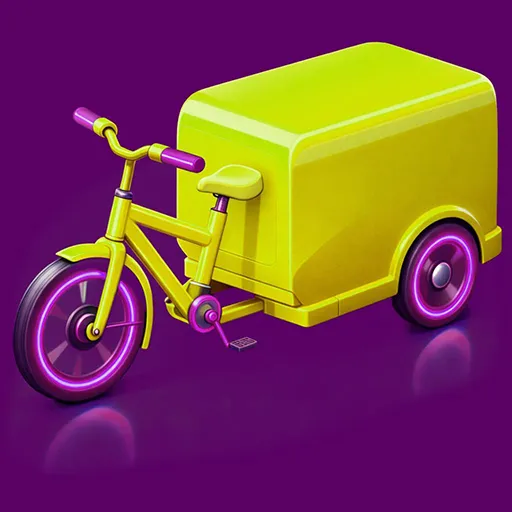 Icon eines Lastenrads